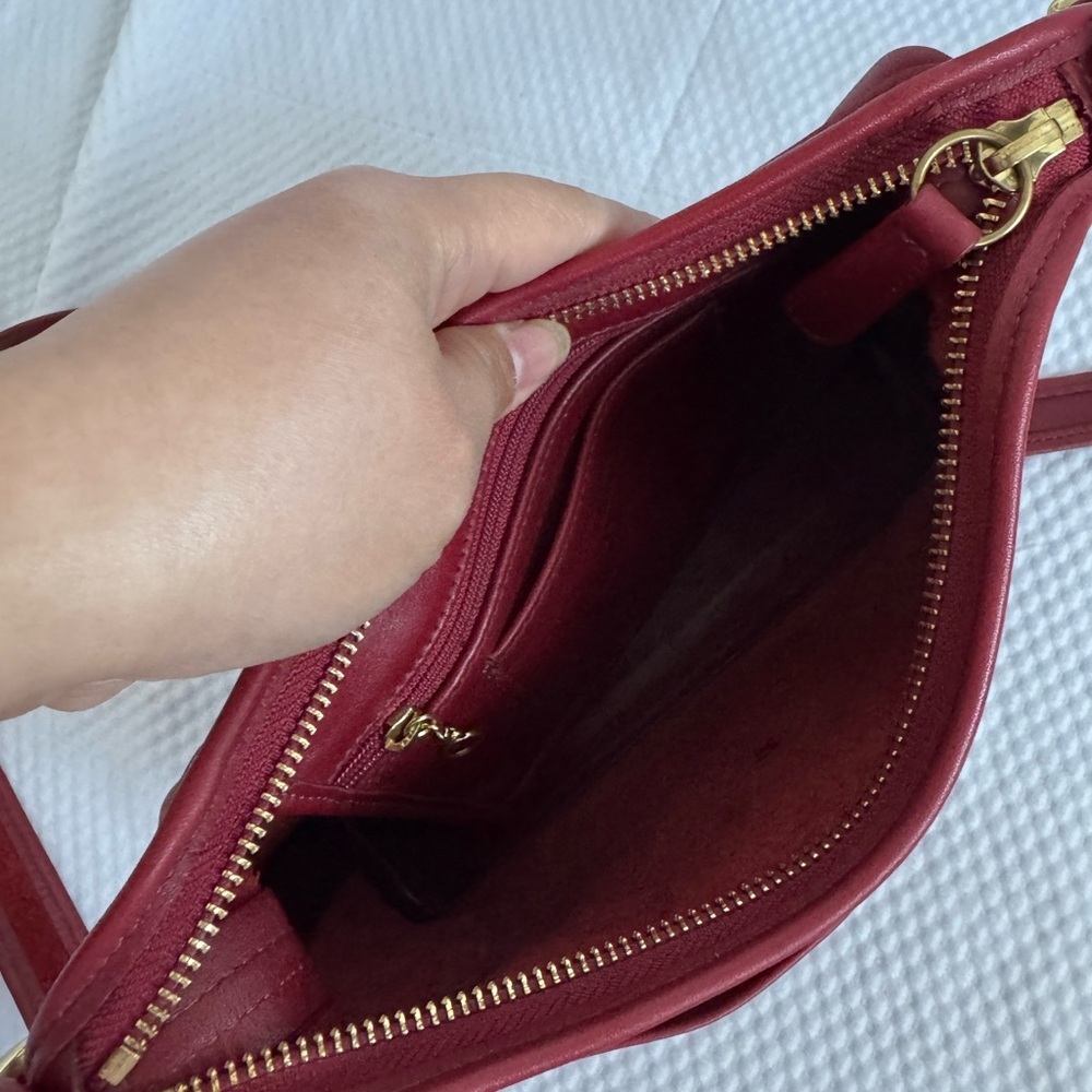 Coach Vintage Y2K Rare Legacy Small Pocket Hobo 9136 Leather Shoulder Bag - Picture 12 of 14